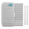 SF Plastic Waterproof Pocket Fly Fishing Box Clear Lid Easy