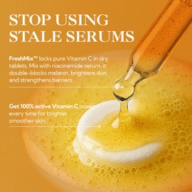 LANBENA Revolutionary Vitamin C Serum for Face, Illuminating Fcae Serum With Niacinamide, Brightening Anti-Aging Essence for Sensitive Skin, Non-Greasy, Reduces Dark Spots & Wrinkles (1.05 Oz)