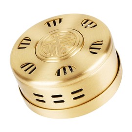 Ipetboom Copper Moxibustion Box Portable Moxa Therapy Equipment for Relief Adjustable Temperature Control for Home Use Suitable for Hips Feet Waist Stomach