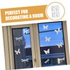 STOBAZA 8 Sets Cute Butterfly Window Decals Bird Collision Window