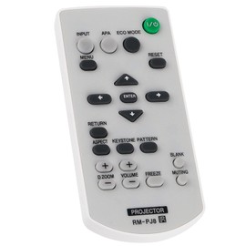 Allimity RM-PJ8 Replace Remote Compatible with Sony Data Projector VPL-CH350 VPL-EW276 VPL-EW246 VPL-EW226 VPL-EX276 VPL-EX272 VPL-EX246 VPL-EX242 VPL-EX226 VPL-EX222 VPL-EW578 VPL-EW575 VPL-EW455