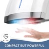 PLUSSEN Hand Dryer 110V Compact Commercial Hand Dryer Automatic Electric