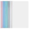 Pack of 10 Clear A4 Slide Binder Folder with Sliding