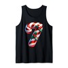 Candy Cane Seven Christmas Cheer Tank Top