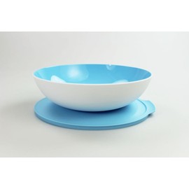 TUPPERWARE Allegra 1.5 L Light Blue White Serving Bowl P 18915