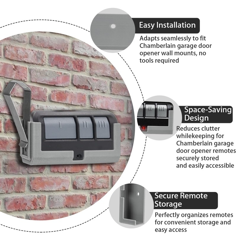 for Chamberlain Wall Mount Garage Door Opener Houlder, Wall Mount