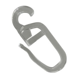 Rewagi High Quality Pleat Curtain Hooks With 5 mm Eyelets, Colour: Transparent - 25, 50, 100, 200 pieces