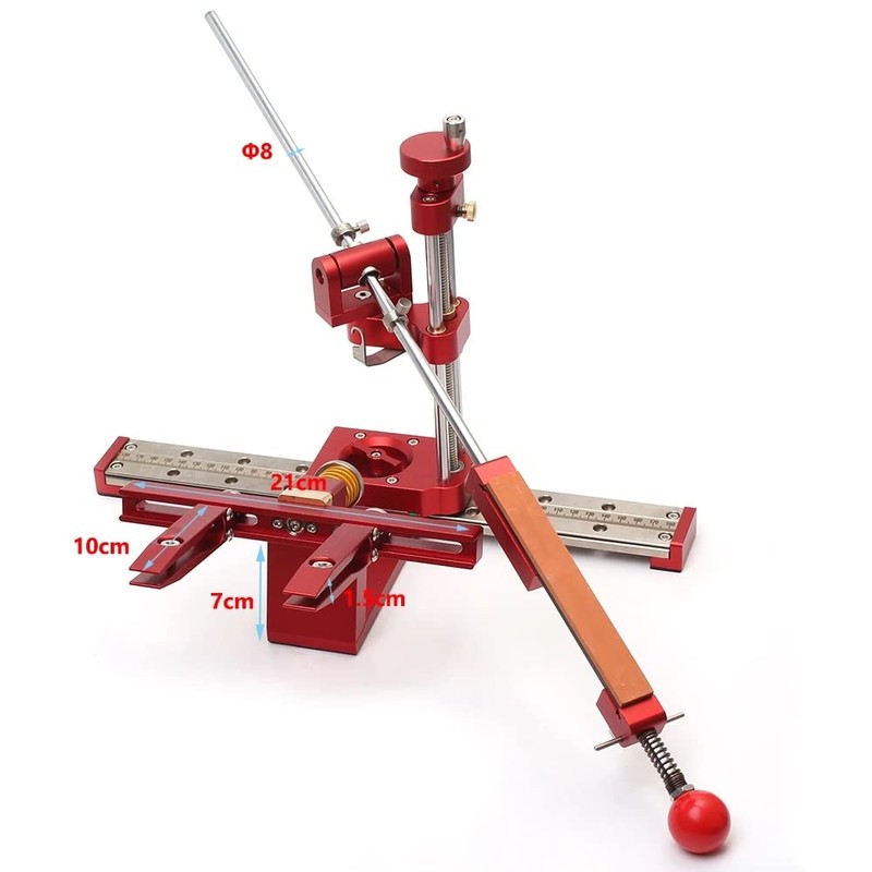 KETIPED Professional Knife Sharpener with 6 Whetstones,360° Flipping Angle Adjustable