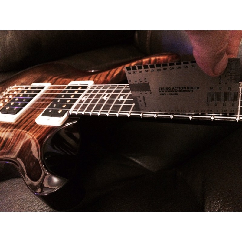 Metal Double Sided Guitar String Action Set Up Luthier Ruler