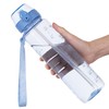 GOPPUS 32 Oz Water Bottle With Straw, Tritan Bpa-free,Wide Mouth
