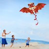 HENGDA KITE Juvenile Dragon Kite,for Kids and Adults,Easy to Fly,Excellent