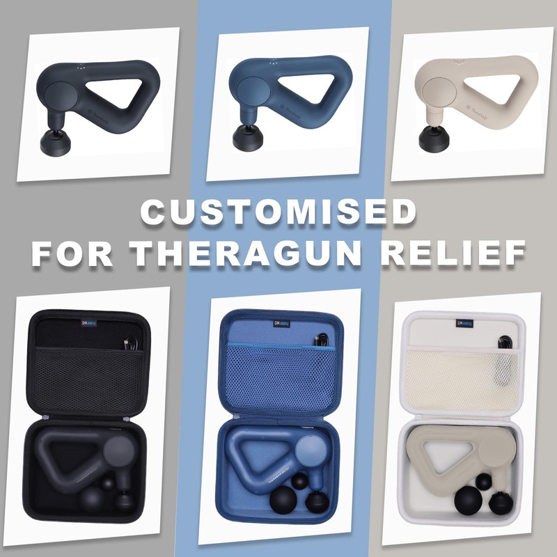 DR·AMIU Massage Case Compatible with TheraGun Relief Handheld Percussion Massage