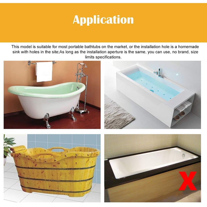 Tip Toe Style Bathtub Drain Stopper with A Flexible Water