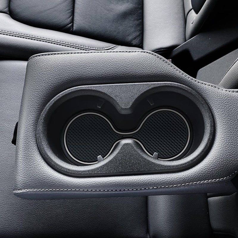 Auovo Anti Dust Cup Holder Insert Liners Compatible with Ford