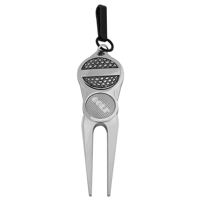 VGEBY Divot Tool, Metal Single Prong Divot Repair Tool Pitch