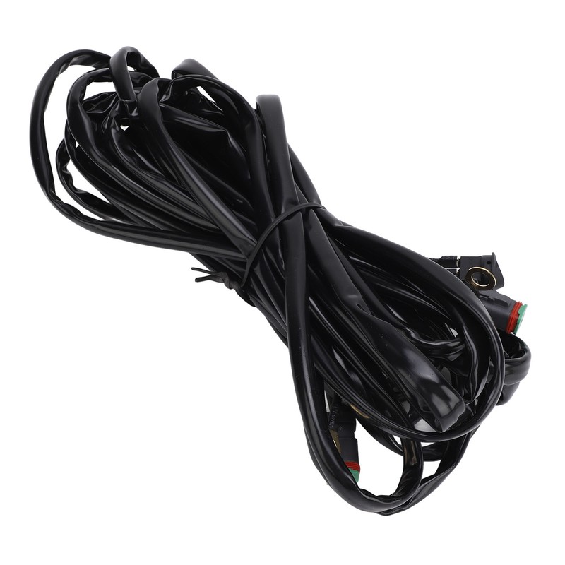 LED Light Bar Wiring Harness 16AWG Heavy Duty DC 12V