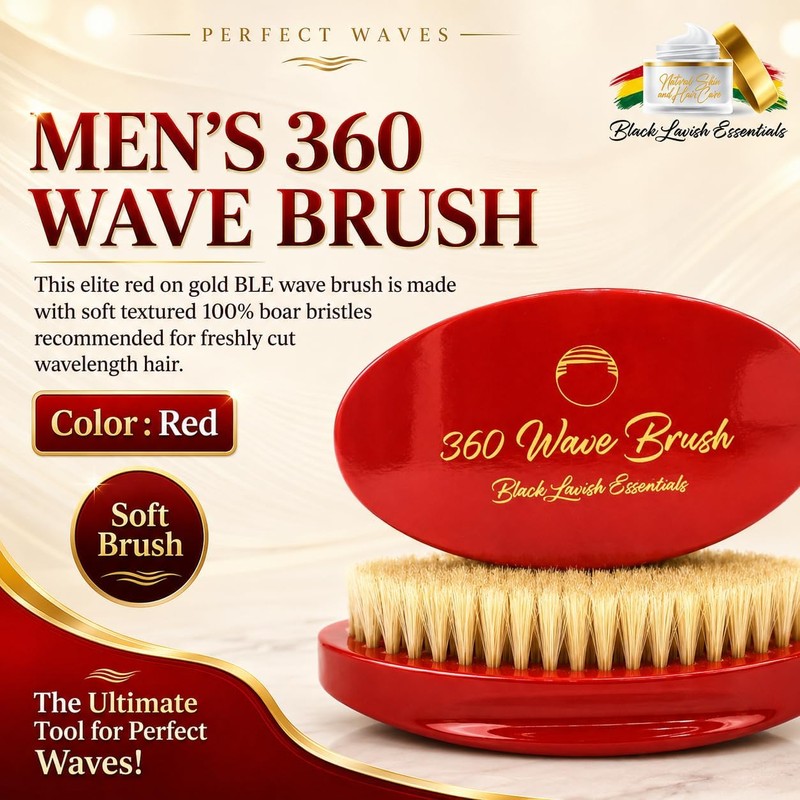NOVIIML h, Build Deeper Waves, Soft & Hard Boar Bristle