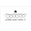 Texas Barbed Razor Wire Border Come and Take It Flag