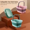Collapsible Foot Bath Basin for Soaking Feet,Pedicure Foot Spa, Foot