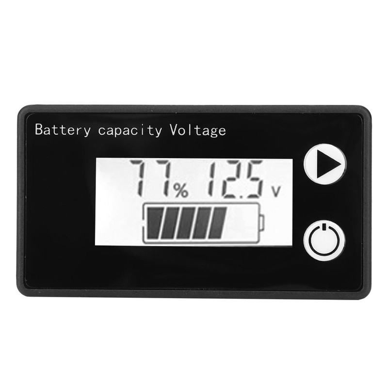 LCD 12V Battery Capacity Indicator Tester Lithium Battery Universal Digital