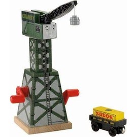 Generic Cranky The Crane Compatible with Thomas & Friends Wooden Railway by Learning Curve - Cranky The Crane - LC99327