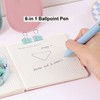 MOZXIRZ 6 Pcs Cute Pink Stationery Set Kawaii School Supplies
