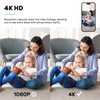 Mini Camera, 4K WiFi Wireless Camera Small Portable HD Nanny