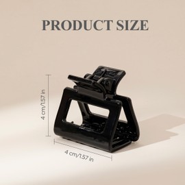 8 PCS Hair Clips for Women, Cute Hair Claw Clips for Thin/Medium Fine Hair, Non-Slip Hair Accessories with Multi-Styles, Neutral Colors Small Hair Claw for Girls