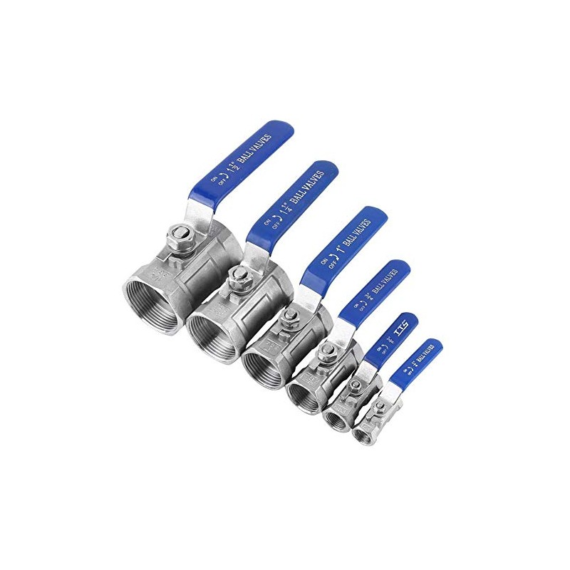 Stainless Steel SS304 Reduced Port Pipe Ball Valve Female Threaded