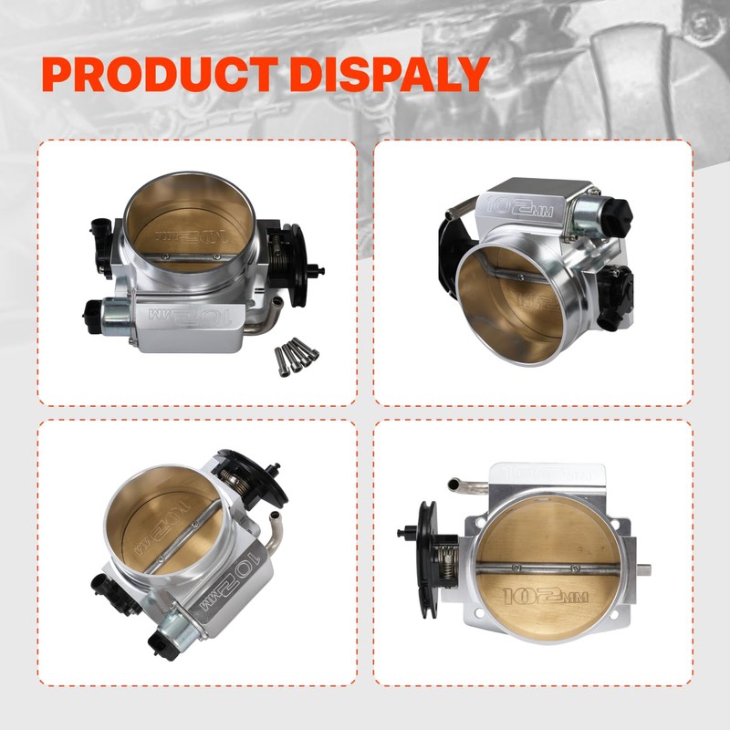 Talynx 102mm Throttle Body with TPS & IAC Sensor 4-Bolt