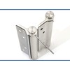 Pair of 6" Stainless Steel Cafe Saloon Door Swing Self