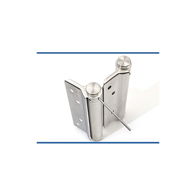Pair of 6" Stainless Steel Cafe Saloon Door Swing Self