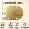 MY MIRONEY Jimmy Proof Deadbolt Lock Heavy Duty Safety Single