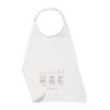 VERTBAUDET Toddler Bib Wool White Mice