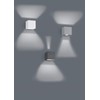 Trio Leuchten Adaja 226860242 LED Außen Wandleuchte, Aluminium, 2 x