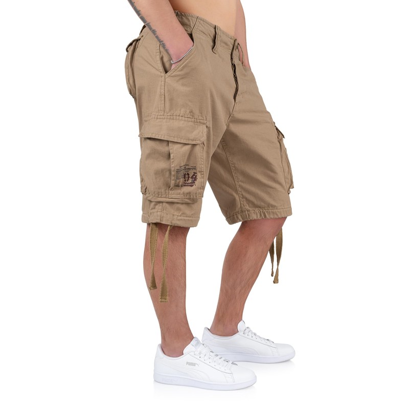 Surplus Raw Vintage Airborne Vintage Men's Cargo Shorts - beige