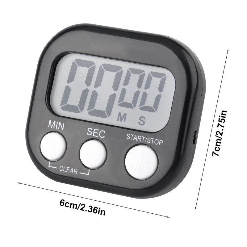 Digital Kitchen Timer, Egg Timer, Kitchen Timer, Digital Magnetic Stopwatch