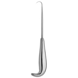 V. Mueller OS4080-001 Bone Hook, Sharp, Heavy Model, Hook Diameter 3/4", 9" Length