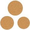 3 Pack Cork Round Hot Pot Pan Stand Pads Trivets