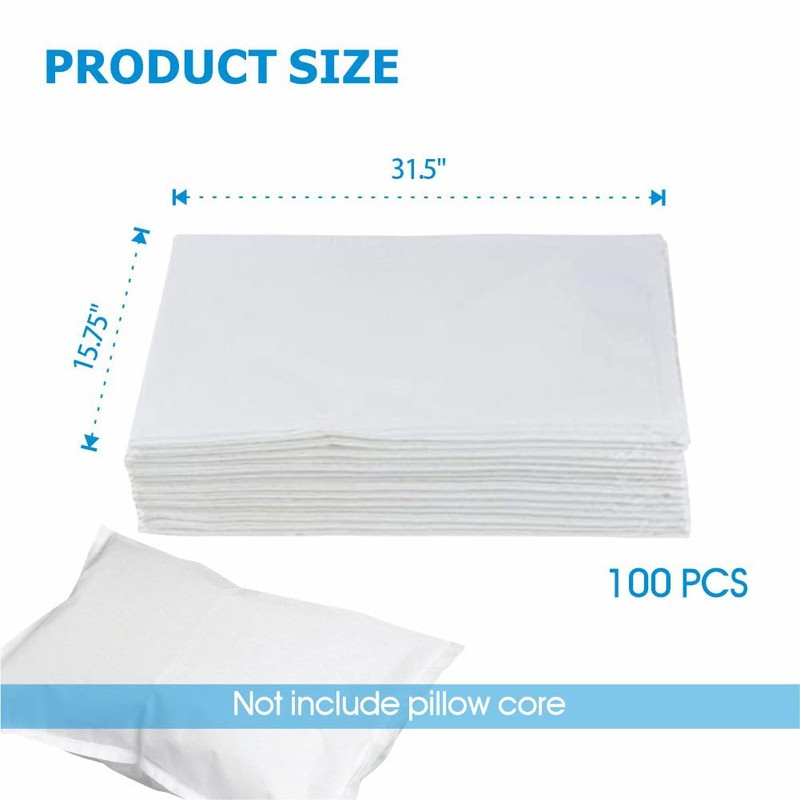 Disposable Pillow Case - Single-use Pillow Cover for Clinic Travel
