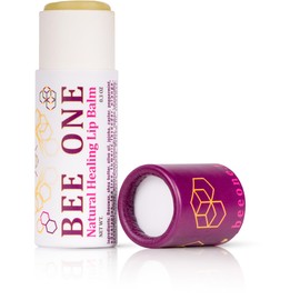 Bee One Natural Lip Balm & Healing Salve, 0.3 oz Tube, Pack of 1