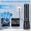 Rechargeable Flashlights High Lumens, 90,000 Lumen Brightest Led Flashlight with