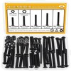 65 Pieces M6 x 30/35/40/45/50mm Button Head Socket Cap Screws