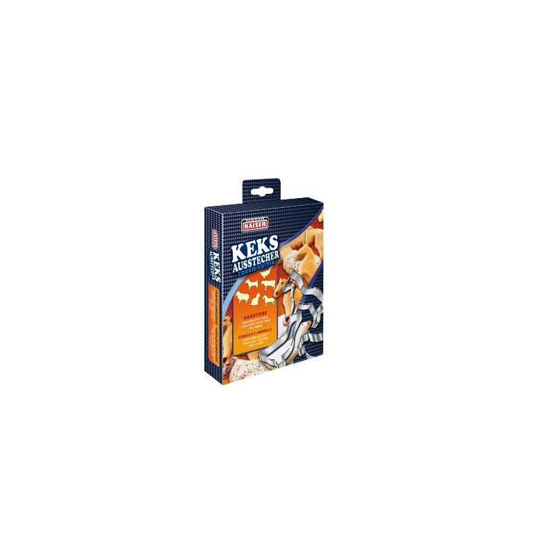 Original Kaiser Domestic Animals Cookie Cutters ~ Set of 6!