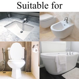 Toilet Plunger & Kitchen Sink Unblocker with (4 inch) Cup & (9 inch) Handle Drain. Unblocker Sink Plunger Drain Unblocker for Home Bath, Kitchen, Sink & Shower unblocker.Black/White