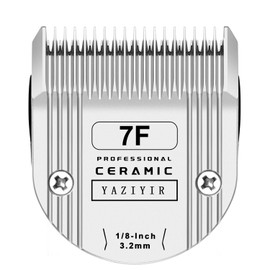 YAZIYIR 7F Dog Grooming Detachable Ceramic Blade,Compatible with WAHL 5 in 1 Blade for Wahl Arco, Bravura, Chromado, Creativa, Figura, and Motion Clippers. Cut Length 1/8-Inch 1.5mm