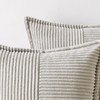 MIULEE Corduroy Cushion Covers Pack of 2 Decorative Modern Patchwork