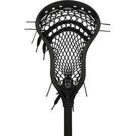 StringKing Complete 2 Intermediate Attack Lacrosse Stick (Black/Black)