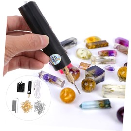 DOITOOL Mini Usb Electric Drill Kit for Diy Crafts Portable Pearls Drilling Tool with Bits Comfortable Pen-shaped Design for Jewelry Making and Crafts