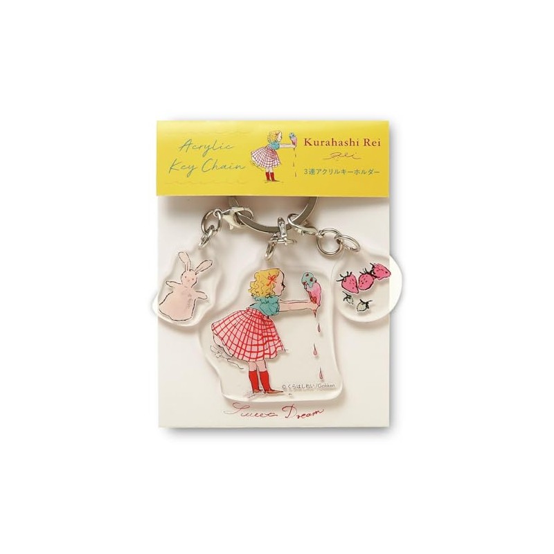 Gakken Stayful Kurashirei Acrylic Key Holder, Ice G08056